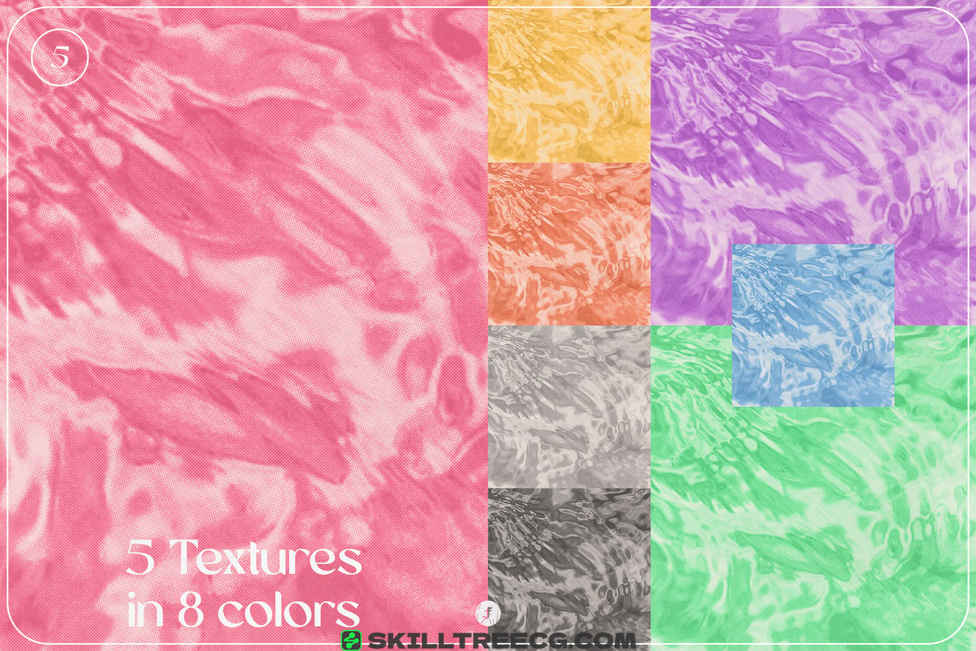 图片[8]-Waves – Vintage Halftone Backgrounds（810453）-技能树